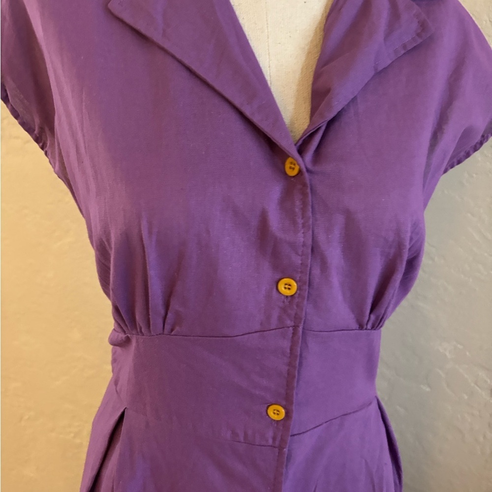 Sleeveless Button-Front Dress Sz XL New Amazon - Picture 6 of 11